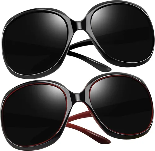 Vista 7 de Joopin Lentes de sol de gran tamaño para mujer, polarizados, grandes, para conducción, protección UV, grandes sombras