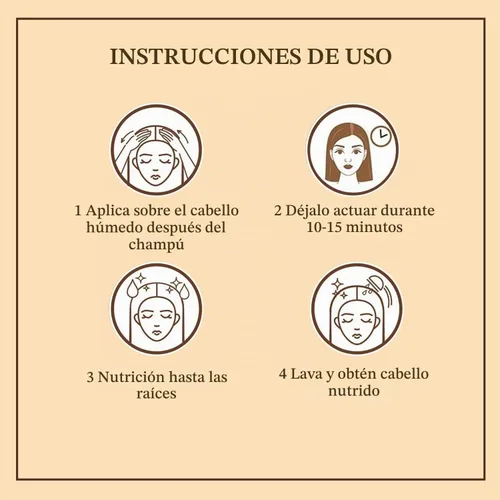 Vista 4 de Dabur Vatika Deep Conditioning (Oliva) Mascarilla capilar (para cabello seco, opaco y sin vida) 17.64 oz