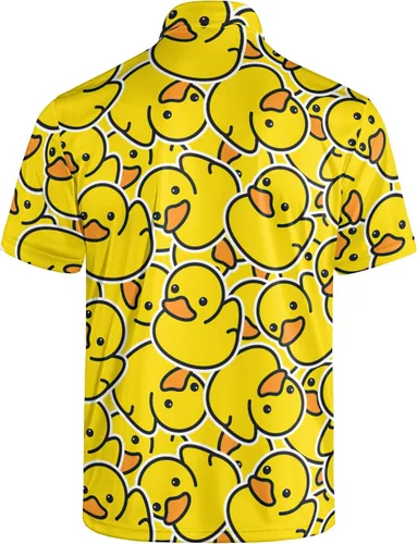 Vista 83 de Camisa de golf de los años 80 para hombre, ajuste seco, manga corta, estampada, divertidas, camisas de golf de los años 90 para hombre