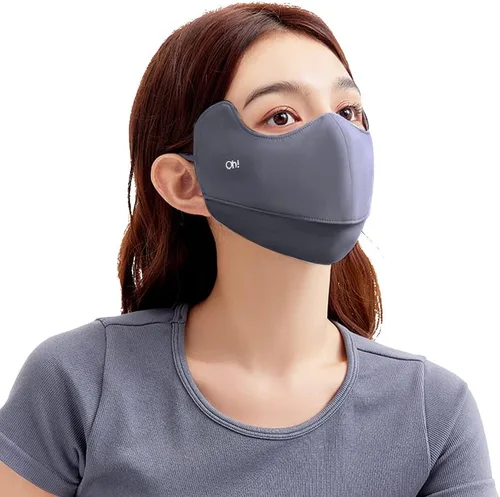 Vista 4 de SLN3M308 - Protección solar UPF 50+, cubierta facial de verano, polaina para el cuello con bucles para las orejas