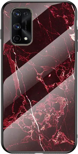 Vista 12 de IVY Funda de mármol de vidrio templado para Oppo Realme X7 Pro Case - C