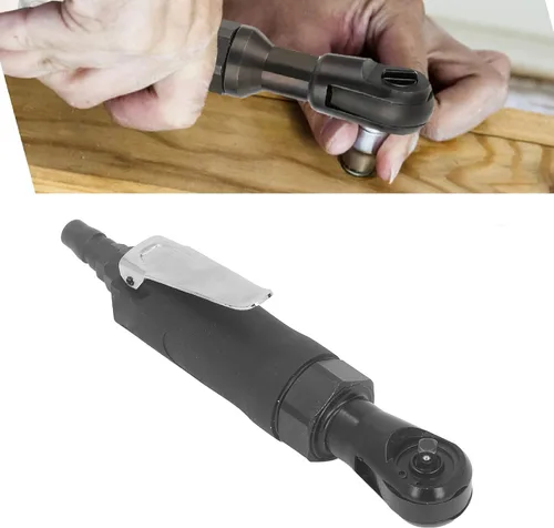 Vista 9 de Qqmora Mini llave de trinquete neumática, 4cfm de acero de aleación de consumo 25N para conexión de entrada M 1/4 pulgadas, mini llave de trinquete
