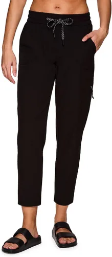 Vista 4 de Avalanche Pantalón de tobillo tejido Ripstop de secado rápido para mujer con bolsillo