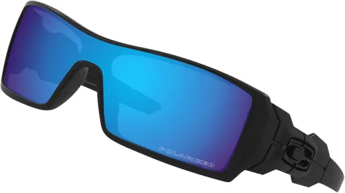 Vista 2 de BroLizard - Lente polarizada para gafas de sol Oakley Oil Rig, azul