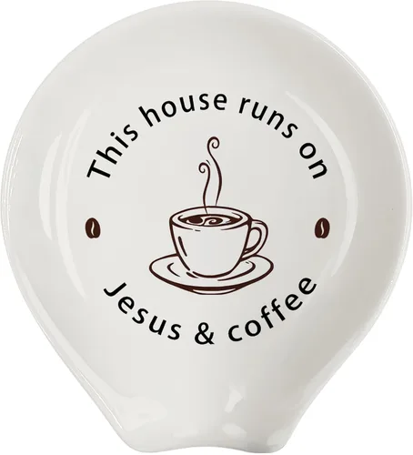 Vista 9 de Soporte para cucharas de café, accesorios de barra de café y soporte para cuchara, I DON'T GIVE EEFFOC UNTIL I 'VE HAD MY COFFEE, soporte de cuchara