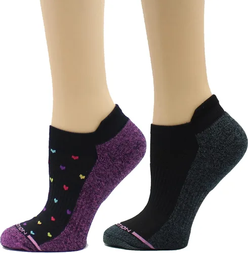 Vista 21 de Dr. Motion Calcetines de compresión de corte bajo para mujer, paquete de 2