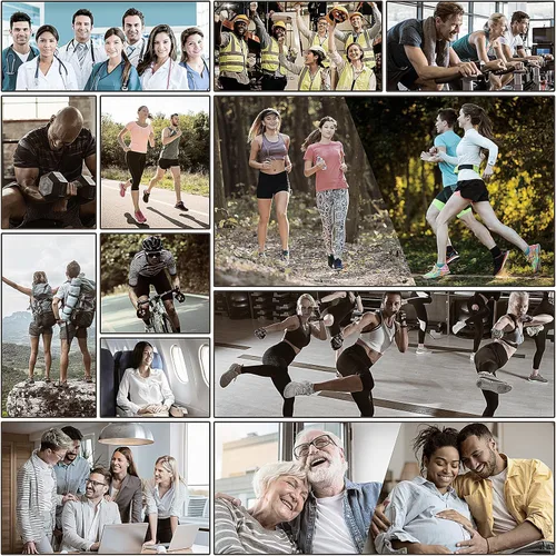 Vista 6 de FEYHAY Calcetines de compresión de cobre (5 pares) de 15-20 mmHg, la circulación es la mejor atlética y diaria para hombres y mujeres, correr