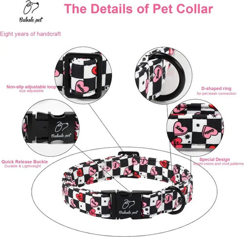 Vista 299 de Collar para perros del 4 de julio, collares patrióticos azules para cachorros y perros pequeños, ligero y ajustable 1776 collares para cachorros