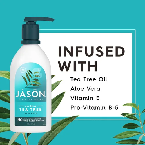 Vista 4 de Jason gel para baño de lavanda natural, satinado
