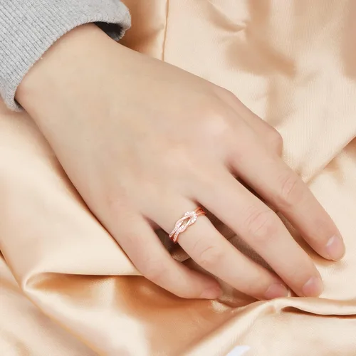 Vista 5 de Memgift Gifts for Women Mothers Day Gift from Daughter Best Friends Birthday Gifts for Nieces Granddaughters Love Knot Rings for Christmas