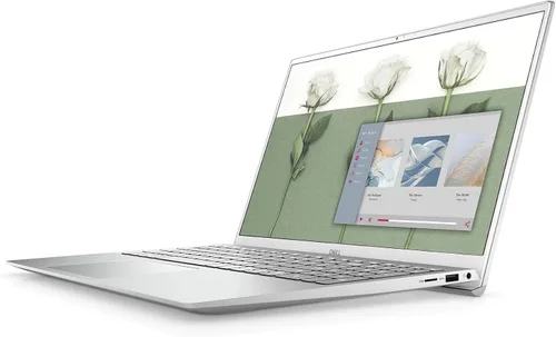 Vista 3 de Dell Inspiron 15 5502, portátil FHD de 15.6 pulgadas delgado y ligero, Intel Core i5-1135G7, 8 GB 3200 MHz DDR4 RAM, 512 GB SSD, gráficos Iris Xe