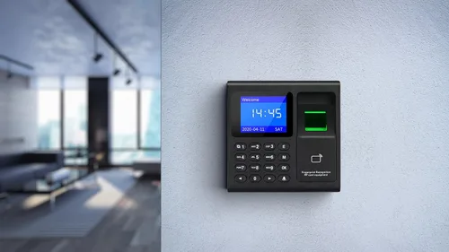 Vista 7 de WEELIAO Máquina de asistencia de tiempo, huella dactilar, contraseña, reloj de tiempo para empleados con escaneo de dedos, RFID y perforación de PIN