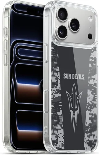 Vista 96 de Head Case Designs Funda de gel ASU Camou con licencia oficial de la Universidad Estatal de Arizona [protección de grado militar] compatible