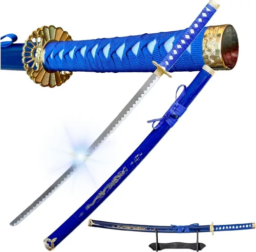 Vista 10 de Katana Last Samurai Sword - Real Stainless Stee Mate ónix