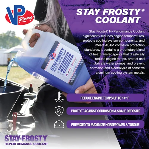Vista 3 de VP Racing Fuels 23071 Stay Frosty - Refrigerante de alto rendimiento, 1 galón