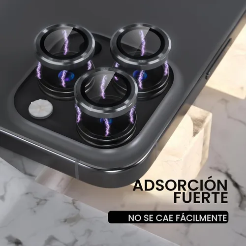 Vista 6 de Choiche Compatible para iPhone 16 Pro/iPhone 16 Pro Max Protector de Lente de Cámara, Vidrio Templado 9H Protector de Pantalla de Cubierta de Cámara