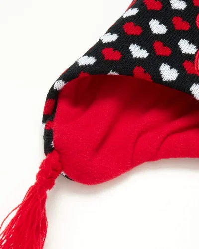 Vista 5 de Disney Conjunto de gorro y guantes de invierno de Minnie Mouse para niñas niñasniñas