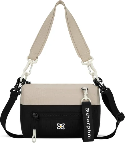 Vista 8 de Sherpani Skye - Bolso cruzado pequeño, de nailon, ligero, para mujer, con protección RFID