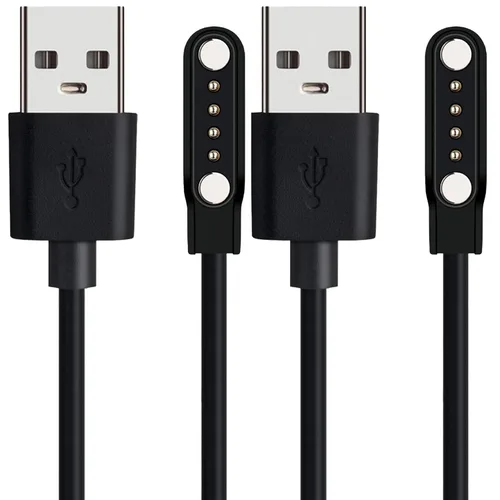 Vista 6 de Compatible con el cargador de reloj inteligente K52, Lamshaw 39.4 in, cable de carga USB magnético de repuesto, cable de carga compatible con LIGE