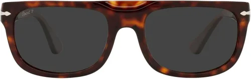 Vista 2 de Persol PO3271S - Gafas de sol rectangulares, HavanaGris Oscuro Polarizado