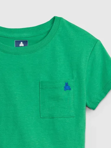 Vista 2 de GAP Paquete de 5 camisetas con bolsillo para mezclar y combinar para niñas