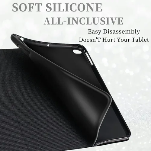 Vista 6 de Funda para tablet Kinlde Fire HD 10 (11ª generación 2021) Fire HD 10 Plus 2021, delgada, de piel sintética, con función atril, función atril