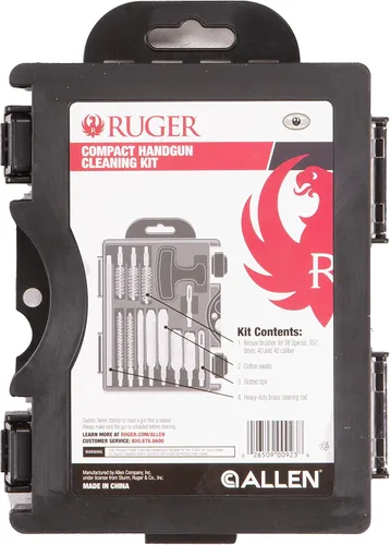 Vista 5 de Allen Company Ruger Gun Cleaning Kit with Case – All-in-One Firearm Cleaning & Maintenance Kits for Handguns, Rifles & Shotguns – Basic & Enhanced