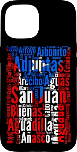 Vista 6 de Funda para iPhone 17, diseño de ciudades puertorriqueñas, bandera de Puerto Rico, Boricua