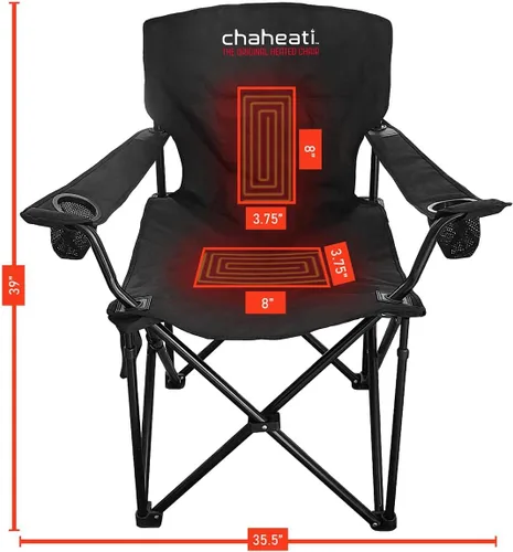Vista 4 de Chaheati - Silla de camping con batería de 7 V
