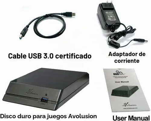 Vista 4 de Avolusion HDDGear (HDDGU3-10TB-XBOX) Disco duro externo para juegos USB 3.0 de 10 TB (Xbox preformateado para Xbox ONE X)