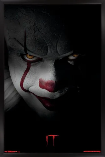 Vista 9 de Trends International IT-Pennywise - Póster de pared, 14.725 x 22.375 pulgadas, versión enmarcada de madera de granero