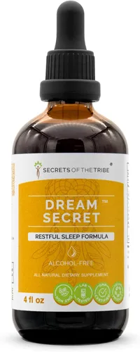 Vista 7 de Dream Secret - Extracto sin alcohol, tintura, glicerita valeriana, pasiflor, lavanda, hierba de San Juan, amapola de California, manzanilla. Fórmula