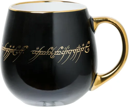 Vista 11 de Silver Buffalo Lord of the Rings Elven, taza de cerámica esmaltada reactiva, 18 onzas El Señor de los Anillos Elfos