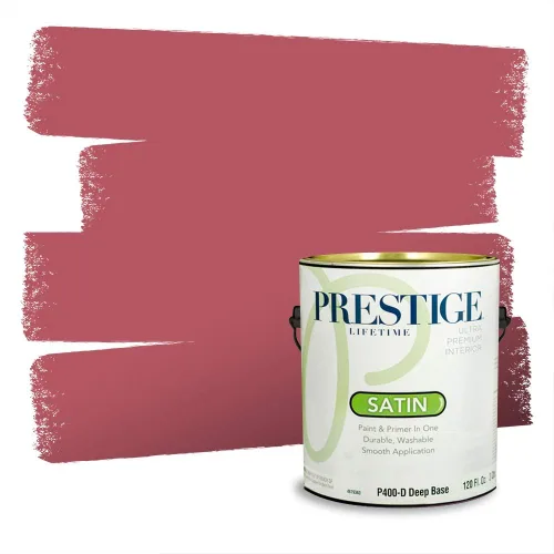 Vista 34 de Prestige Paints Pintura exterior e imprimación en uno, 1 galón, plano, coincidencia comparable de Valspar* Amber Rose*