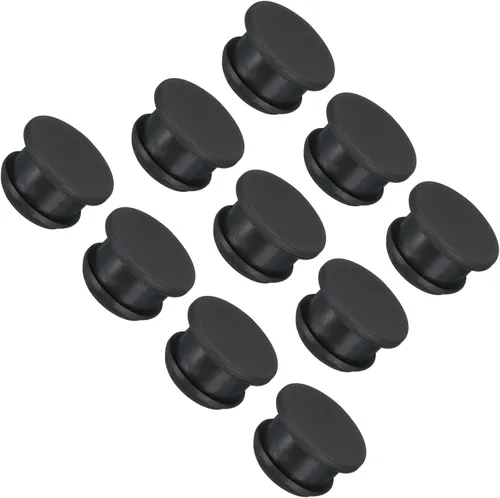 Vista 85 de MECCANIXITY Tapones de silicona con bloqueo de clic para cubrir agujeros de panel, sello de panel de goma tipo empotrado redondo para antepechos