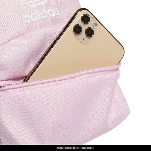 Vista 4 de adidas Originals Trefoil 2.0 Mini Mochila Pequeña Bolsa de Viaje, Orquídea Fusión Púrpura, Trefoil 2.0 Mini Mochila Pequeña Bolsa de Viaje
