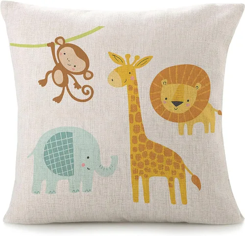 Vista 5 de Fundas de almohada para sofá, divertidas y lindas fundas de almohada de mapache o sofá, color marrón y blanco, gestos de roca, fundas de cojín