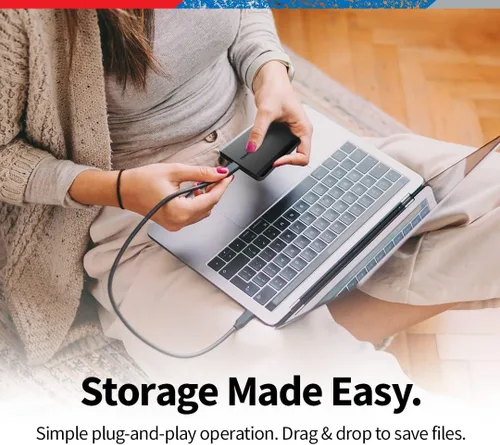 Vista 3 de Toshiba Canvio Basics HDTB510XK3AA - Disco duro externo portátil de 1 TB USB 3.0, color negro