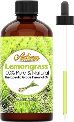 Vista 70 de Aceite esencial Artizen (100 % puro y natural, sin diluir) de calidad terapéutica, botella gigante. Ideal para aromaterapia, relajación, terapia