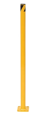 Vista 3 de Vestil BOL-36-2 Bolardo de seguridad de tubería de acero 36 In. x 1-3/4 In. amarillo