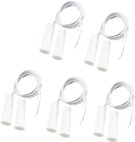 Vista 6 de MC-31 NC Montaje en superficie con cable de seguridad para puerta de ventana de seguridad con sensor de contacto Interruptor magnético de lengüeta