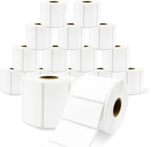 Vista 9 de Etiquetas térmicas compatibles de reemplazo para Zebra (【2" x 1"】 16 rollos/20800 etiquetas)