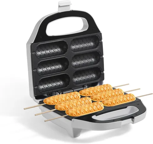 Vista 12 de UVFAST Mini sandwichera con platos extraíbles: Máquina portátil para hacer queso a la parrilla, sándwichera de desayuno eléctrica con platos