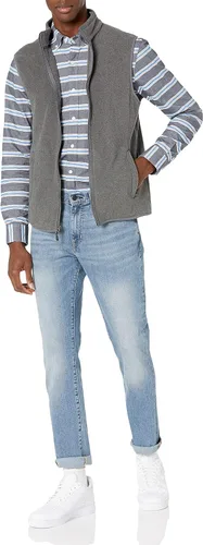 Vista 4 de Tienda Essentials - Camiseta polar con cierre completo, para hombre