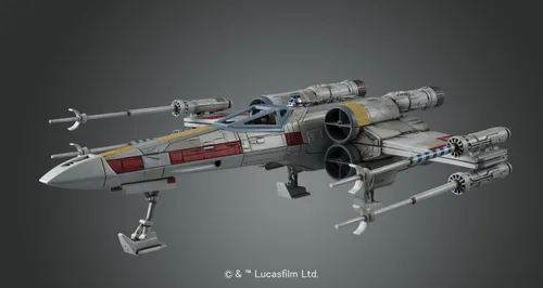 Vista 3 de Figura Star Wars 1/72 X- Wing Starfighter por Bandai