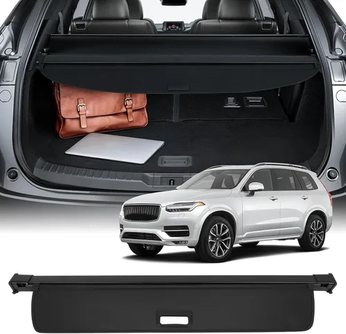 Vista 53 de SCITOO Cubierta de carga 2022-2024 para Jeep Grand Cherokee, accesorios retráctiles para maletero trasero, antimiradas, cubierta de seguridad