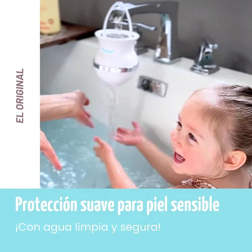 Vista 2 de Filtro de Baño Tubo 2.0 - El Filtro de Agua de Baño Original de 8 Etapas para Grifo de Tina - Elimina el 99% del Cloro y Contaminantes - Sin BPA