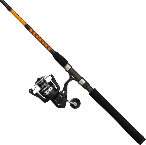 Vista 2 de Ugly Stik Bigwater - Caña de pescar y Penn Pursuit IV - Combo de carrete giratorio