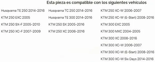 Vista 5 de Tusk Palanca de cambios plegable punta negra/naranja - Compatible con: KTM 250 XC 2006-2016