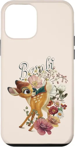 Vista 16 de Funda con logotipo de retrato floral Bambi para iPhone 16 Disney